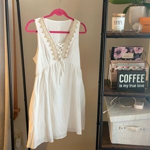 White SHEIN dress